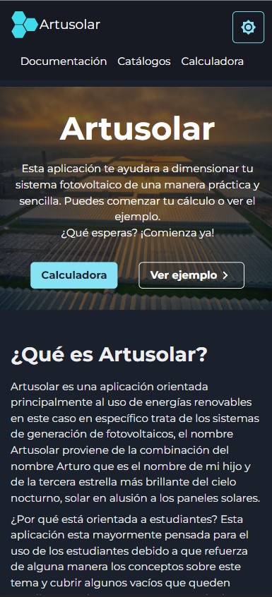 Artusolar's project